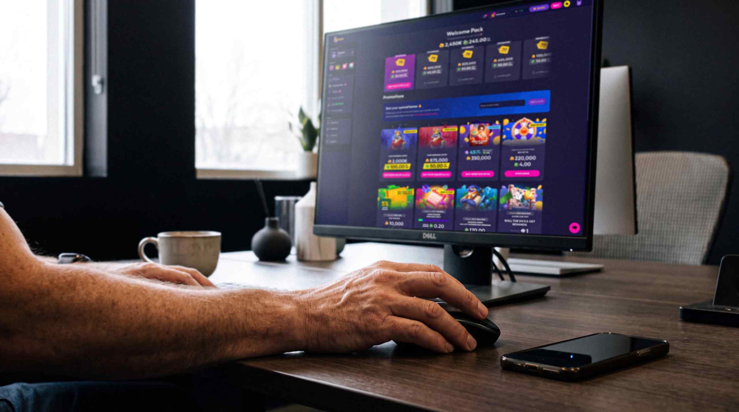 Navigating a sweepstakes casino.